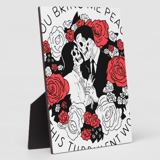 お前達がこの世の中に平和をもたらす フォトプラーク (側面)