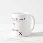 お前飲か?マグカップ – 日おもしろい飲みコーヒーカップ コーヒーマグカップ (正面右)