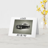 「お前」と同じように、この車はクラシックだ カード (黄色い花)