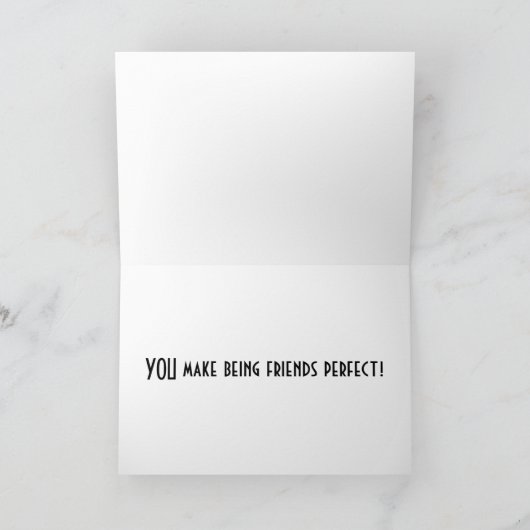 「お前」は***友達を完璧*** カード (内部)