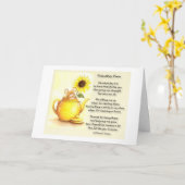 「お前」は***友達を完璧*** カード (黄色い花)