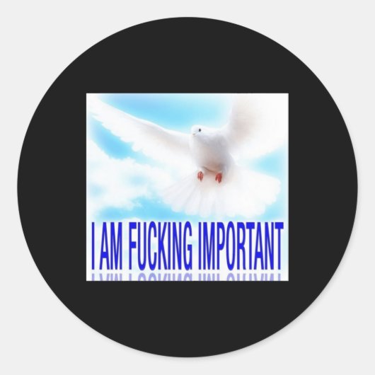 お前!!!!シール ラウンドシール (正面)