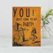 お前!私の来パーティーに!(赤の女王とアリス) 招待状 (スタンド正面)