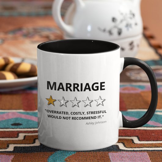 お勧めできない結婚 マグカップ