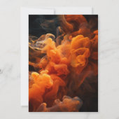 お化けかゴースト かぼちゃの性別発表 ハロウィン 招待状 (裏面)