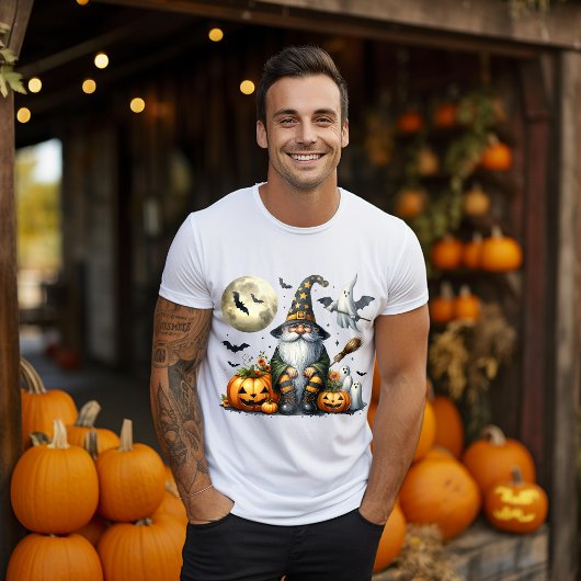 お化けがかわいいハロウィンのノーム 🎃 – 最高のギフト Tシャツ