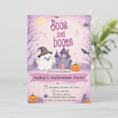 お化けとお酒のハロウィンパーティー 招待状 (スタンド正面)