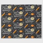 お化けとキュートなハロウィン包装紙 ラッピングペーパー (フラット)