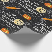 お化けとキュートなハロウィン包装紙 ラッピングペーパー (角)