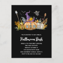 お化けとコウモリのいるかぼちゃの家