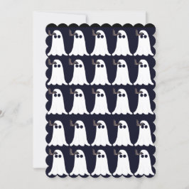 お化けとコウモリのハロウィンカード シーズンカード