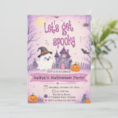 お化けとハロウィンパーティー 招待状 (スタンド正面)