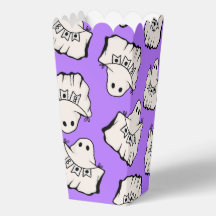お化けと楽しいハロウィンポップコーン