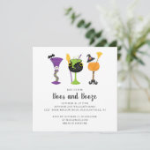 お化けと酒。ハロウィン仮装コスチュームパーティー 招待状 (スタンド正面)