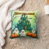 お化けのかわいいハロウィンコレクション クッション (ブランケット)