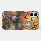 お化けのかわいいハロウィンiPhone 16 Plusケース Case-Mate iPhoneケース (裏面 (横))