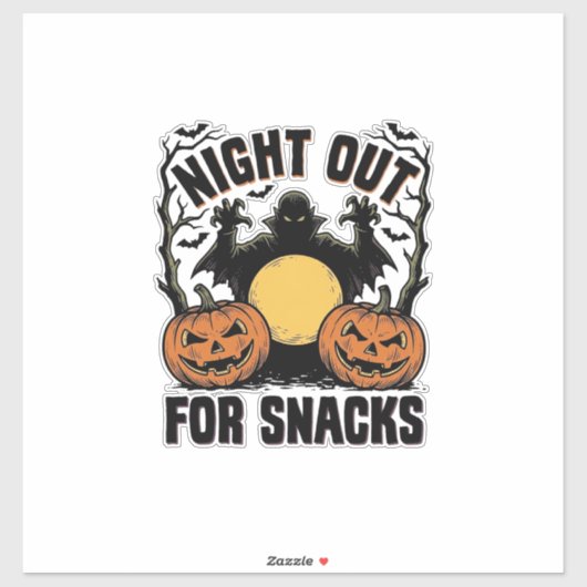 お化けのカボチャの夜の芸術のある面白いヴァンパイアのTシャツ シール (シート)