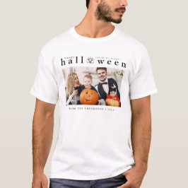 お化けのカボチャ ハッピーハロウィン 1 フォト Tシャツ