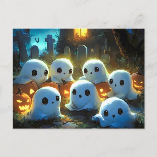お化けのハロウィンネクロポリス シーズンポストカード (正面)