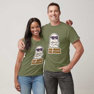 お化けのハロウィンパロディTシャツ Too Ghoul For School Tシャツ
