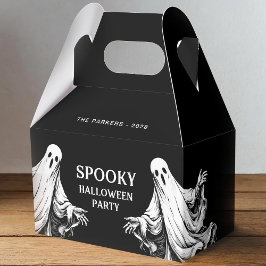 お化けのハロウィンパーティーのお菓子 フェイバーボックス