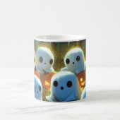 お化けのハロウィン墓場夜 コーヒーマグカップ (中央)
