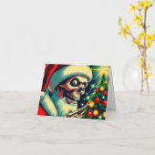 お化けのホリデー カード (黄色い花)