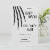 お化けの傷跡 ハロウィン招待状 招待状 (スタンド正面)