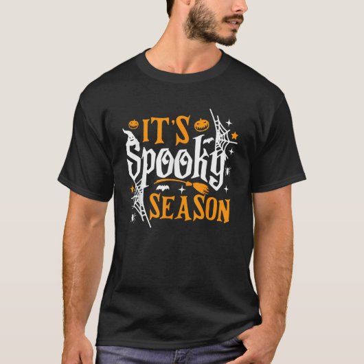 お化けの季節 おもしろハロウィン ゴースト スプーキー シーズン Tシャツ (正面)