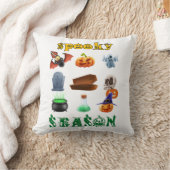 お化けの季節 アートのサムネイル ハッピーハロウィン クッション (ブランケット)