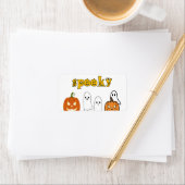 お化けの季節 ハッピーハロウィン ラベル (インサイチュ)