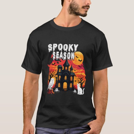 お化けの季節 ハロウィン (2) Tシャツ (正面)