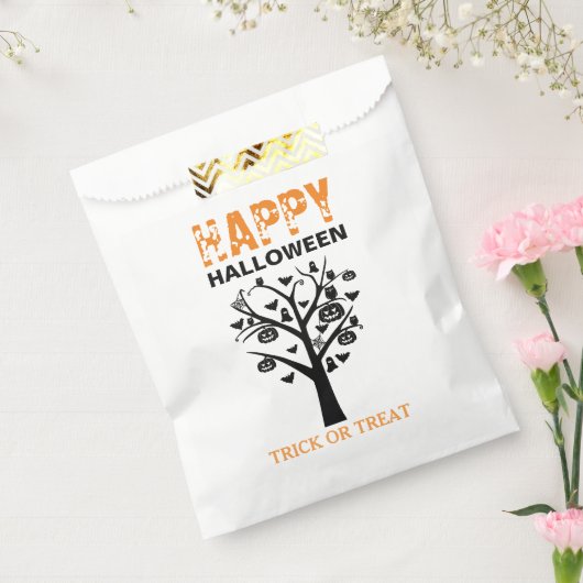 お化けの森のハロウィン プレゼント袋 フェイバーバッグ (封をした状態)