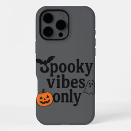 お化けの気配オンリー 🎃 | ハロウィンステッカー デザイン iPhone 16 PRO MAXケース