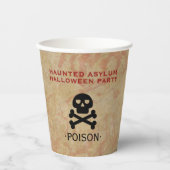 お化けの精神病院ハロウィンパーティー 紙コップ (正面)