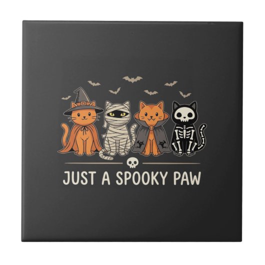 お化けの足ハロウィン猫の衣装ベクターデザイン_1 タイル (正面)