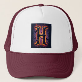お化けのH字形メンズTシャツ キャップ
