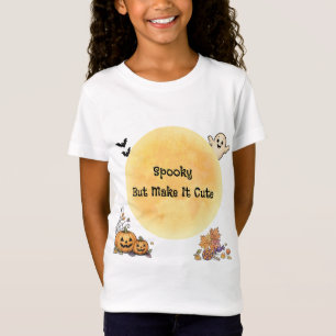 お化けもキュートに - かわいいハロウィンのおばけ Tシャツ