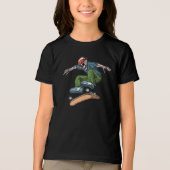 お化けシーズン到来 キッズTシャツ トライブレンドTシャツ (正面)
