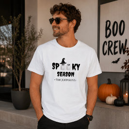 お化けハロウィンTシャツ スプーキーシーズンの幽霊デザイン Tシャツ