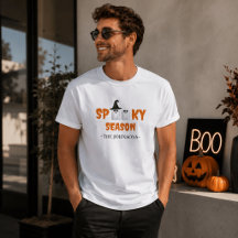 お化けハロウィンTシャツ スプーキーシーズンの幽霊デザイン