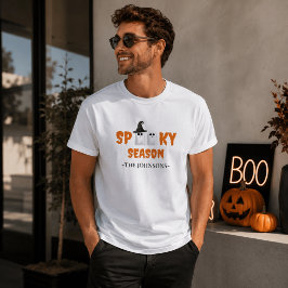 お化けハロウィンTシャツ スプーキーシーズンの幽霊デザイン Tシャツ