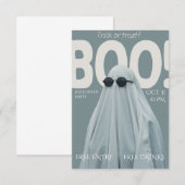 お化けパーティーの招待状！ 招待状 (正面/裏面)