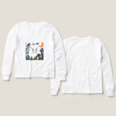 お化けパーティーフレームTシャツ (デザイン 正面&背面)