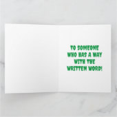 お化けライター・エクストラオーディナリー・キュート・ゴースト カード (内部)