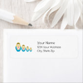 お化けロシアの人形 ラベル (インサイチュ)