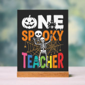 お化け先生のハロウィンデザイン1 アクリルサイン (ニュートラル)