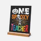 お化け先生のハロウィンデザイン1 アクリルサイン (傾斜)