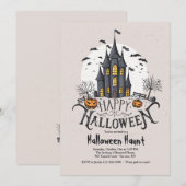 お化け城 招待状 (正面/裏面)