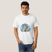 お化け屋敷と幽霊 Tシャツ (正面フル)